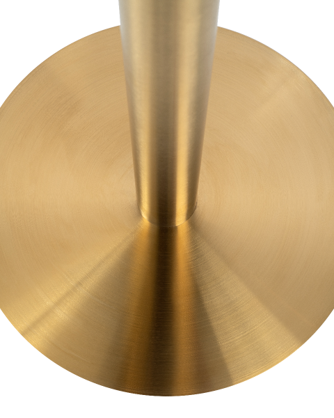 Zeus Round Small Coffee Height Table Base (Brass)