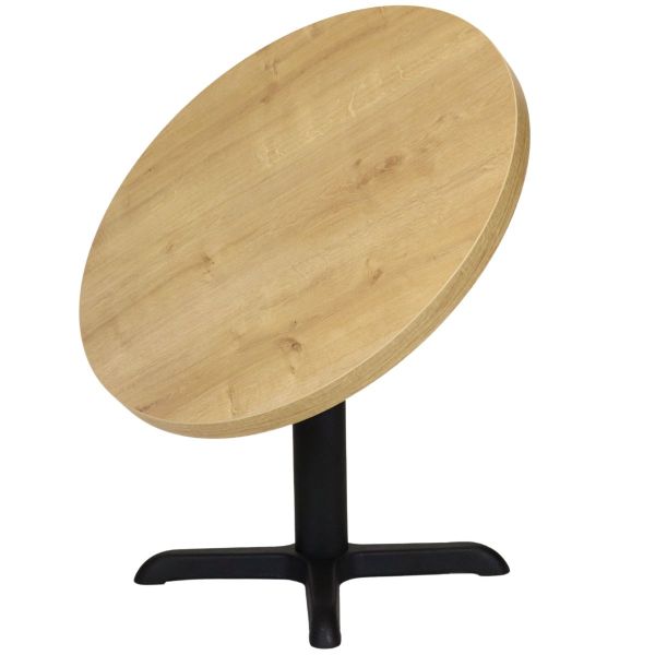 Laminate  Round Table Top (Hamilton Oak) - 700mm x 40mm