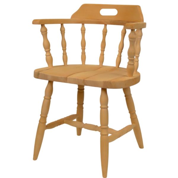Captains Open Arm Carver Chair
