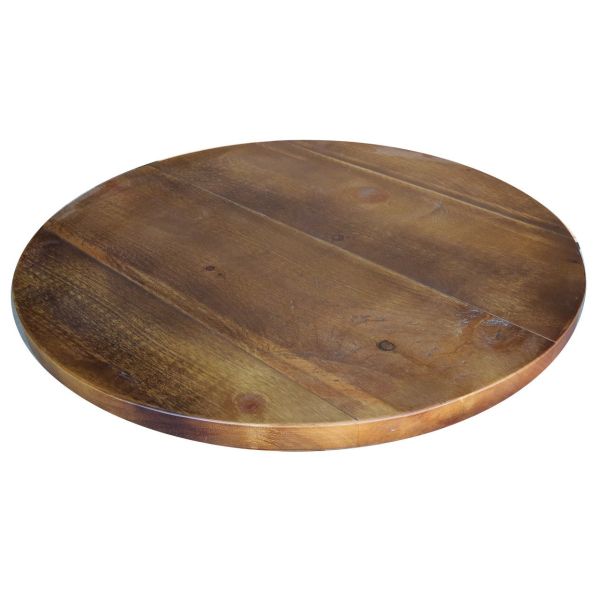 Polished Reclaimed Round Table Top 70mm