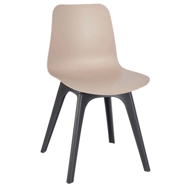 Time Arch Side Chair (Taupe/Black)