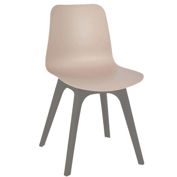 Time Arch Side Chair (Taupe/Grey)