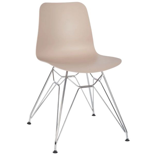 Time Metal Web Frame (Taupe/Chrome)