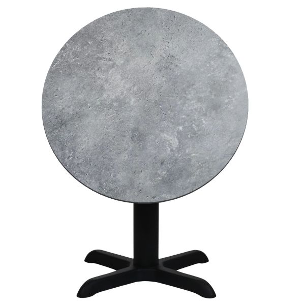 Compact Laminate Round Table Top (Metallic Anthracite)