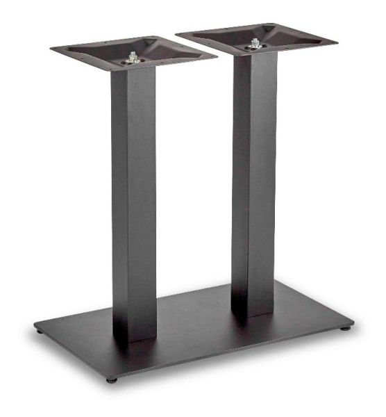 Profile Rectangle Twin ST Dining Height Table Base (Black)