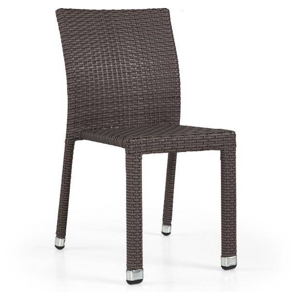 Woven Side Chair (Mocca Cream)