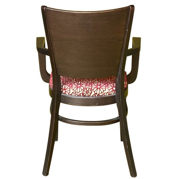 Atlantic Solid Back Open Arm Stacking Carver Chair 