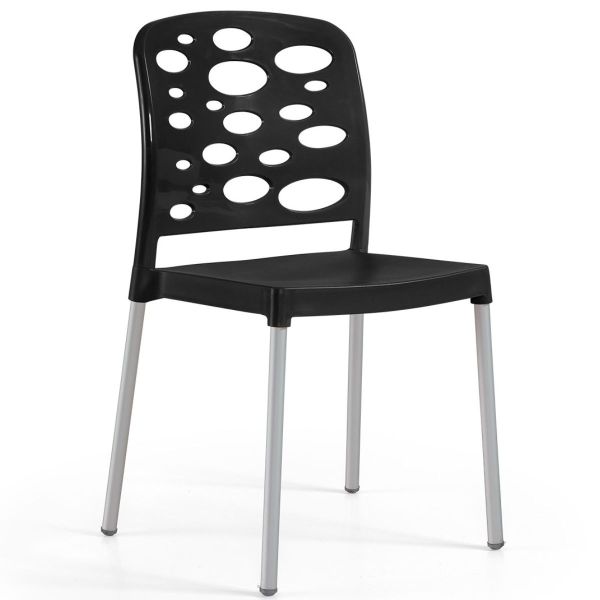 Bubble Side Chair (Black)
