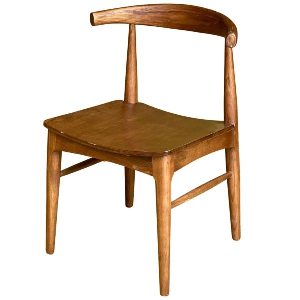 Cow Horn Side Chair (Walnut)