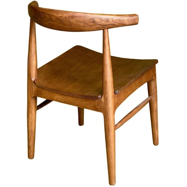 Cow Horn Side Chair (Walnut)