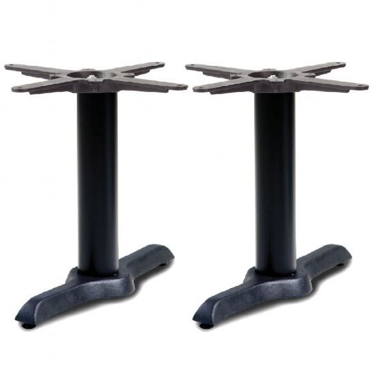 Durham Refectory Coffee Height Table Base (Black)