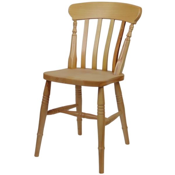 Farmhouse Slat Back Side Chair