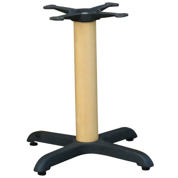 Durham Medium Coffee Height Table Base (Beech)
