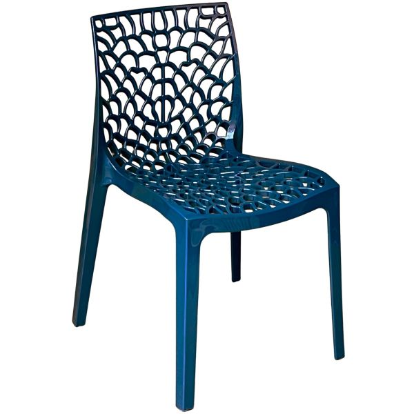 Gruvyer Side Chair (Petrol Blue)