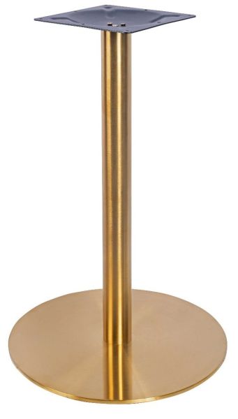 Zeus Round Large Poseur Height Table Base (Brass)