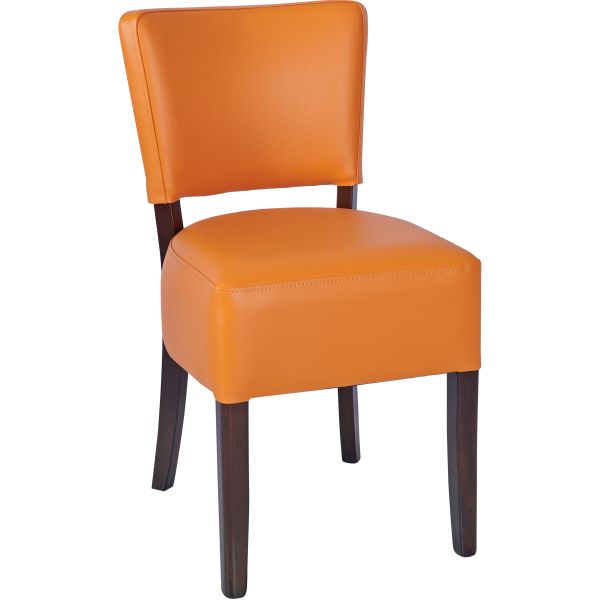 Memphis Standard Side Chair (Vena Jaffa / Walnut)