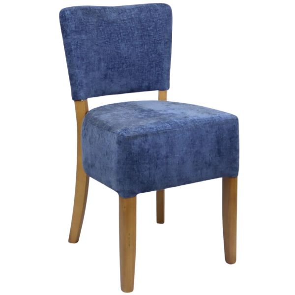 Memphis Standard Side Chair (Monsoon / Dark Oak)