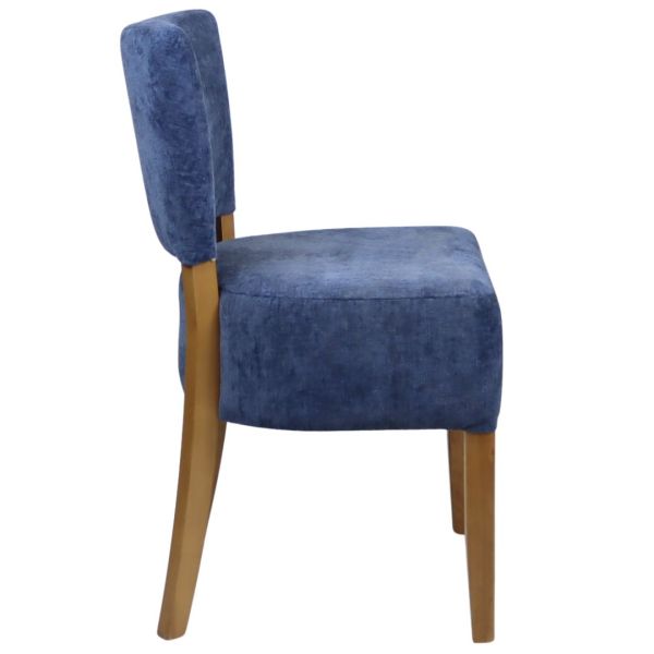 Memphis Standard Side Chair (Monsoon / Dark Oak)