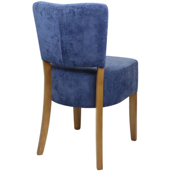 Memphis Standard Side Chair (Monsoon / Dark Oak)