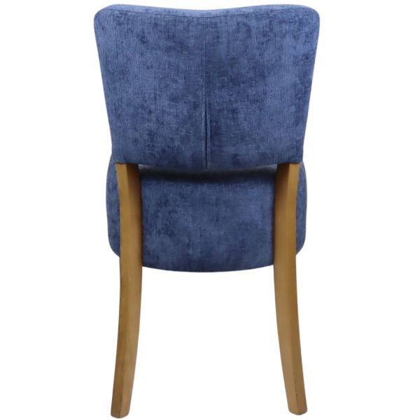 Memphis Standard Side Chair (Monsoon / Dark Oak)