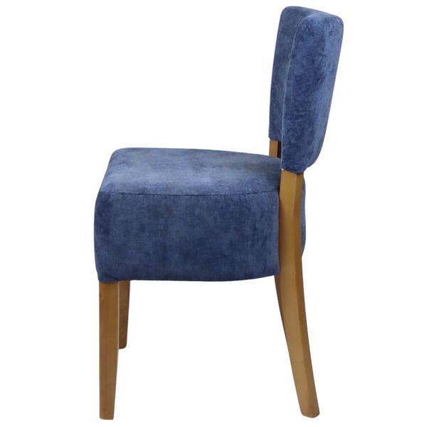 Memphis Standard Side Chair (Monsoon / Dark Oak)