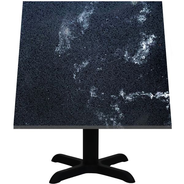 Stone Quartz Square & Rectangle Table Top (Nero Marmi)
