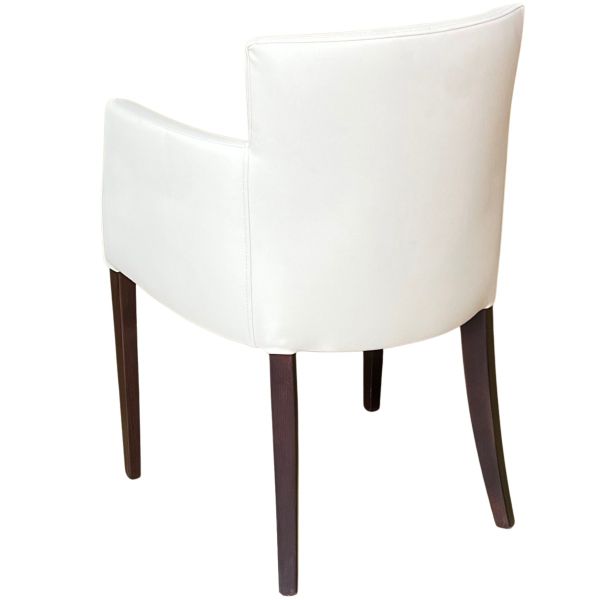 Omega Carver Chair (Vena Ivory / Walnut)