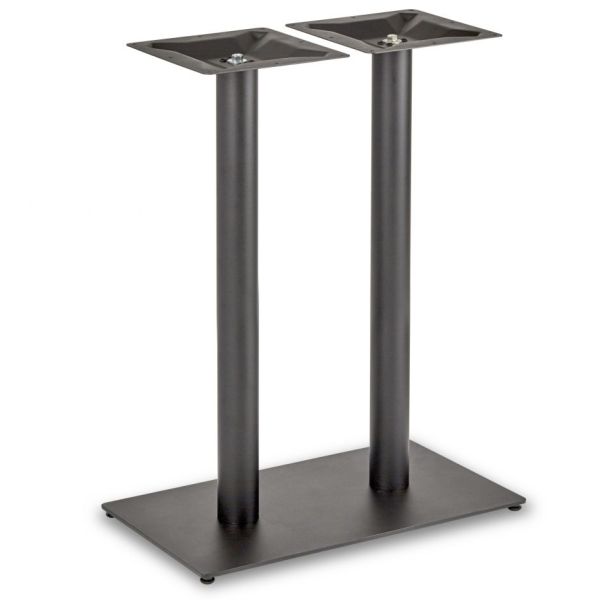 Profile Rectangle Refectory RT Mid Height Table Base (Black)