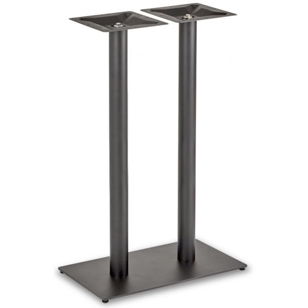 Profile Rectangle Refectory RT Poseur Height Table Base (Black)