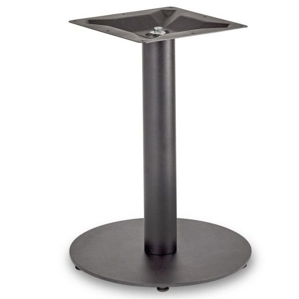 Profile Small RT Lounge Height Round Table Base (Black)