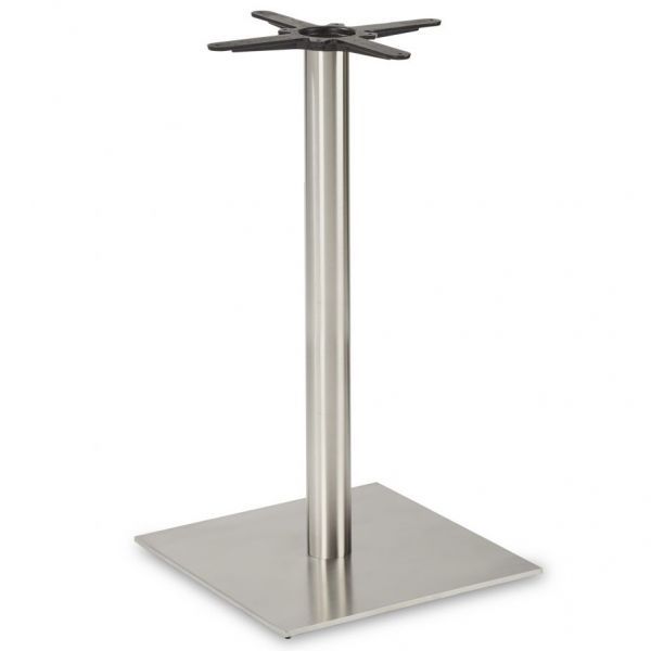 Profile Square Large RT SS Table Base Mid Height