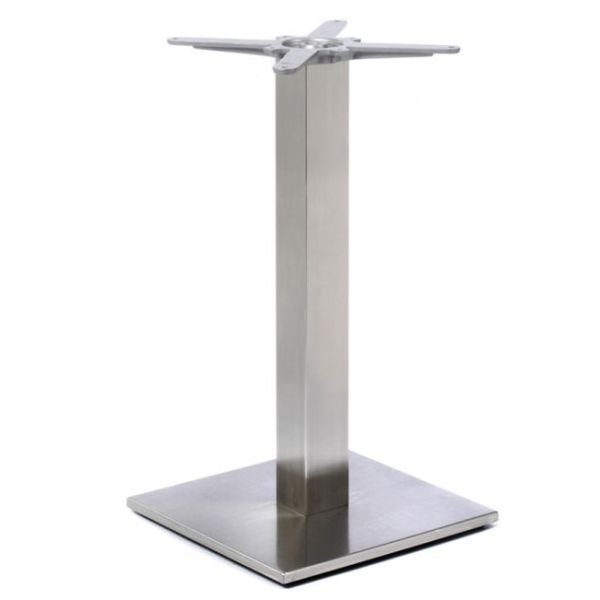Profile Square Small ST SS Lounge Height Table Base