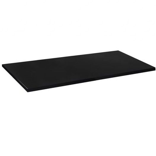 Mono Laminate Rectangle Table Top - 1200mm x 700mm (Black)