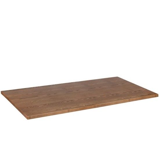Solid Ash Rectangle Table Top - 1200mm x 700mm (Oak)