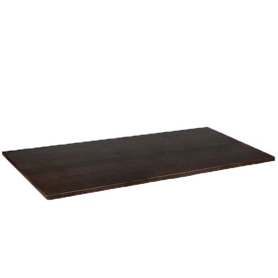 Solid Ash Rectangle Table Top - 1200mm x 800mm (Walnut)