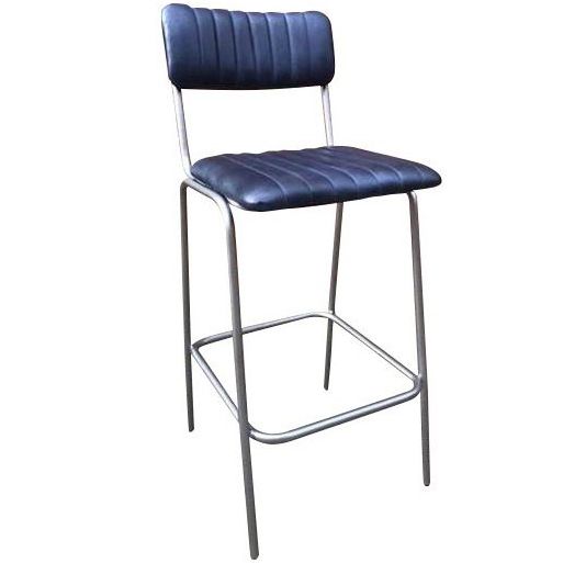 Rib High Chair (Cobalt / Silver)