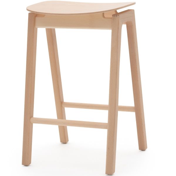 Ritz Solid Seat Mid Height Stool