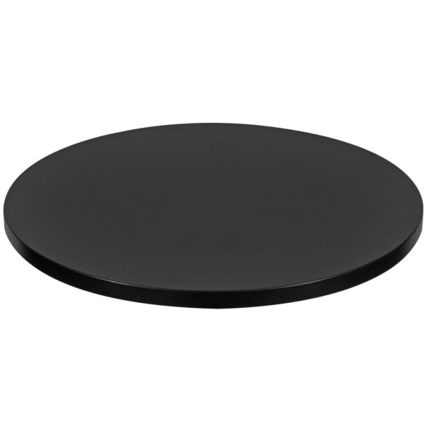 Mono Laminate Round Table Top - 800mm Diameter (Black)
