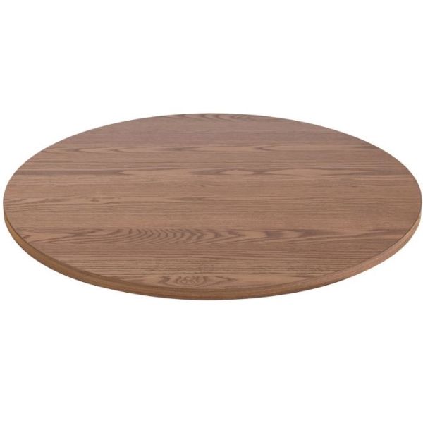 Solid Ash Round Table Top - 700mm Diameter (Oak)