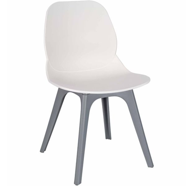 Space Arch Frame Side Chair (Eco White)