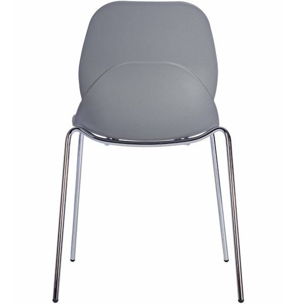 Space ECO Four Metal Leg Stacking Side Chair