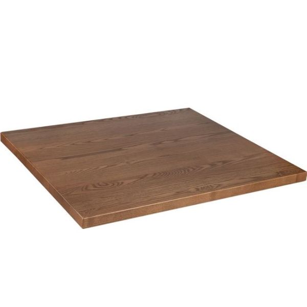 Solid Ash Square Table Top - 600mm x 600mm (Oak)