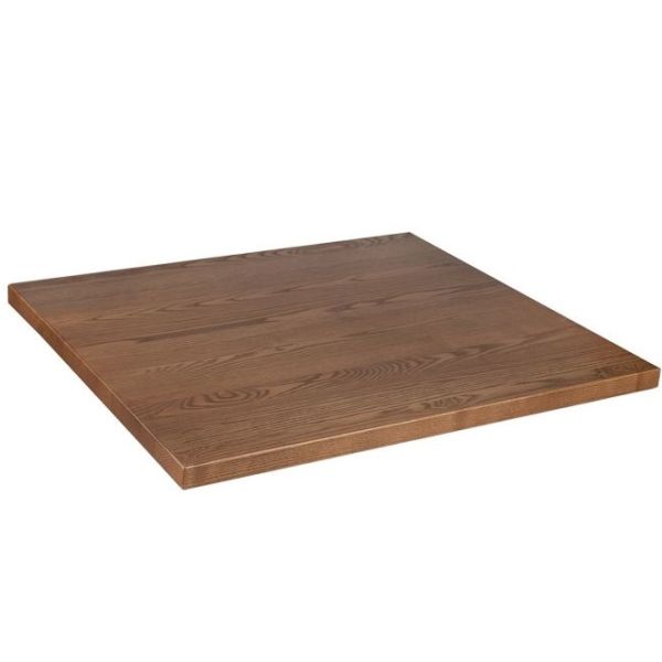 Solid Ash Square Table Top - 700mm x 700mm (Oak)