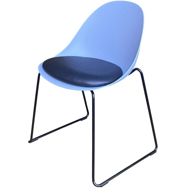 Vivid Skid Frame UPH SIde Chair