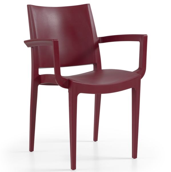 Wanda Arm Chair (Bordeaux)