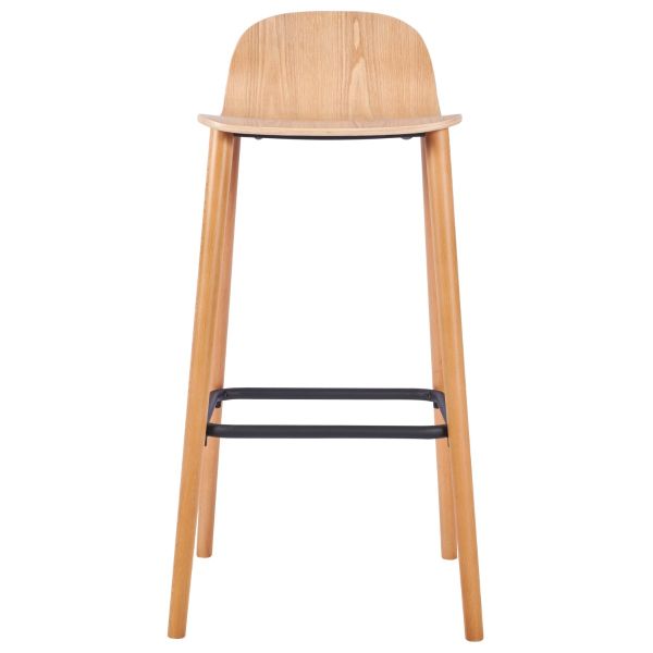 Copenhagen Four Wood Leg High Chair (Clear Lacquer)