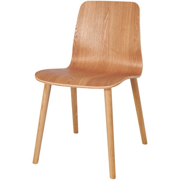 Copenhagen Four Wood Leg Side Chair