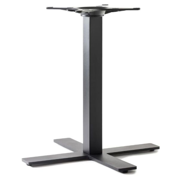 Flag Cross Square Pedestal Table Base