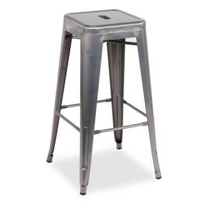 French Bistro High Stool (Clear Lacquer)