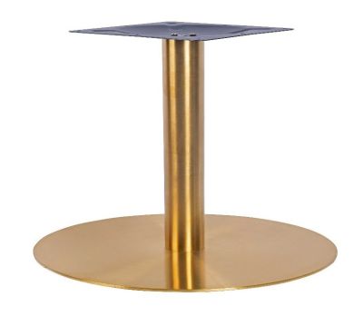 Zeus Round Large Coffee Height Table Base (Brass)